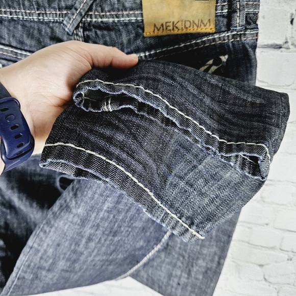 MEK | Mulholland straight leg embellished pocket jeans - Picture 5 of 12